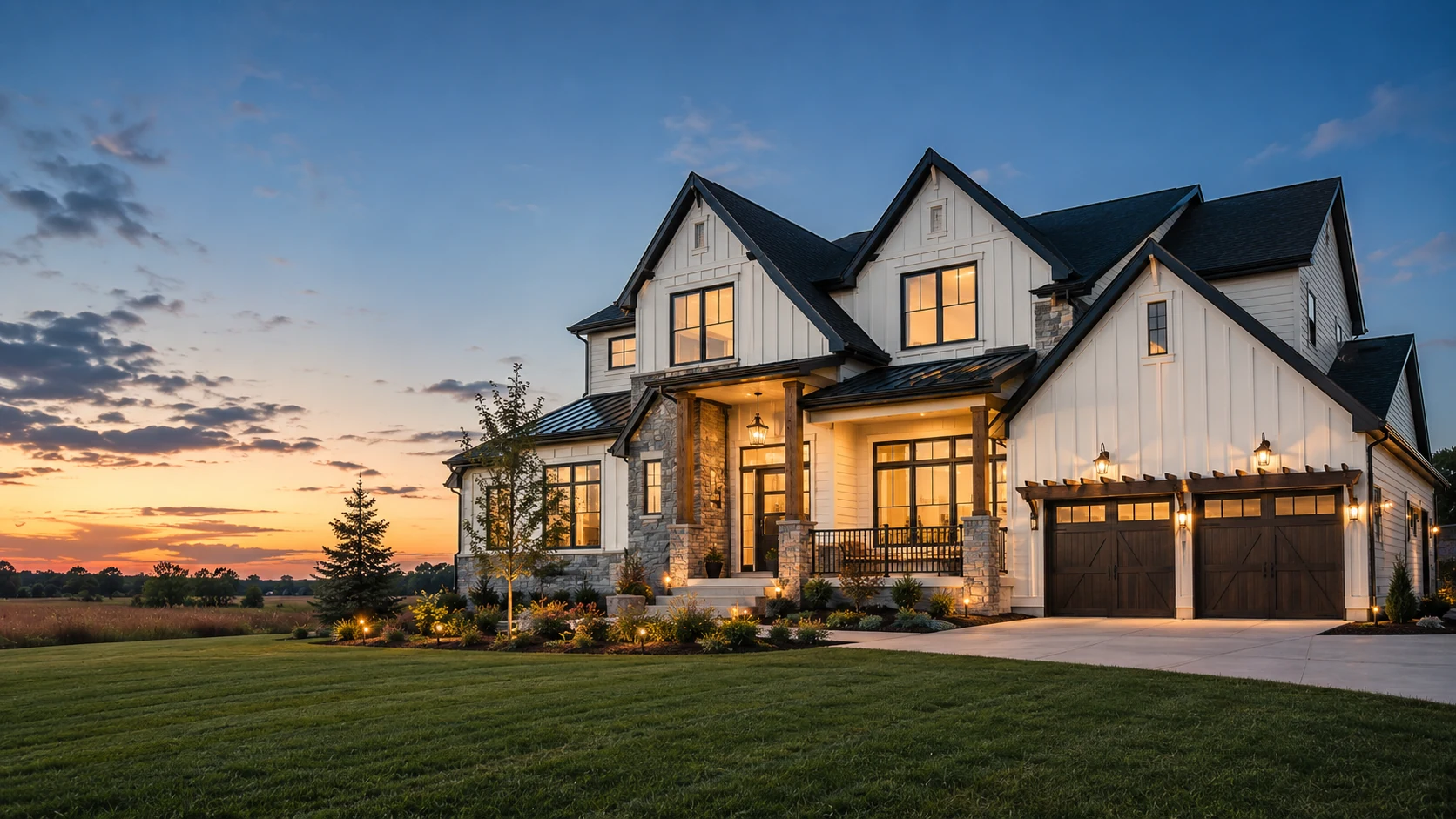 Stately Faribault, Minnesota home at golden hour — home inspection by Closer Look